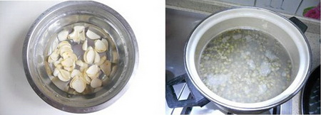绿豆百合汤做法步骤1-2