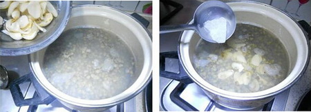 绿豆百合汤做法步骤3-4