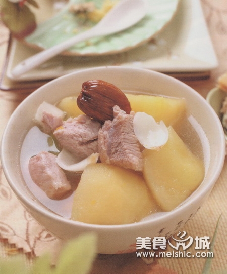 (图)苹果百合瘦肉汤