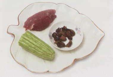 苦瓜蚝豉瘦肉汤材料