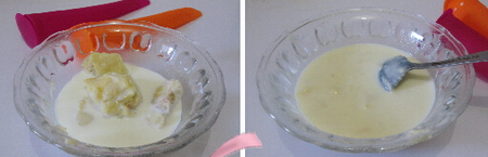 榴莲牛奶冰棒的做法步骤3-4