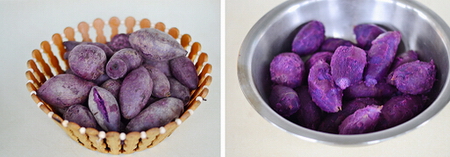 紫薯蛋黄月饼步骤1-2