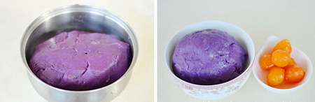 紫薯蛋黄月饼步骤11-12
