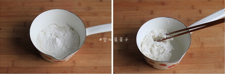 豆沙糯米麻饼步骤1