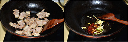 青椒回锅肉步骤3-4
