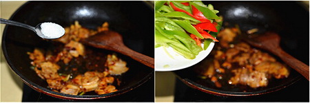 青椒回锅肉步骤7-8