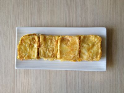 豉椒肉臊煎豆腐步骤7