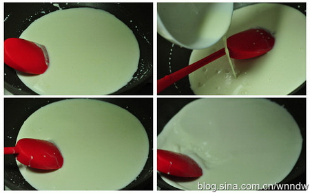 椰蓉牛奶小方步骤2-3
