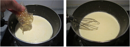 椰香奶冻糕步骤5-6
