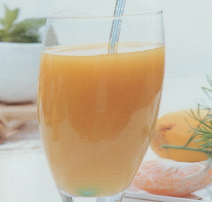 芒果橘子奶