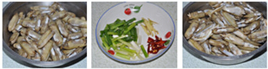 葱姜炒蛏子步骤1-3