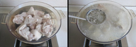 蹄花芸豆汤做法步骤3-4