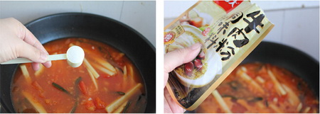 番茄鲜虾土豆汤做法步骤15-16