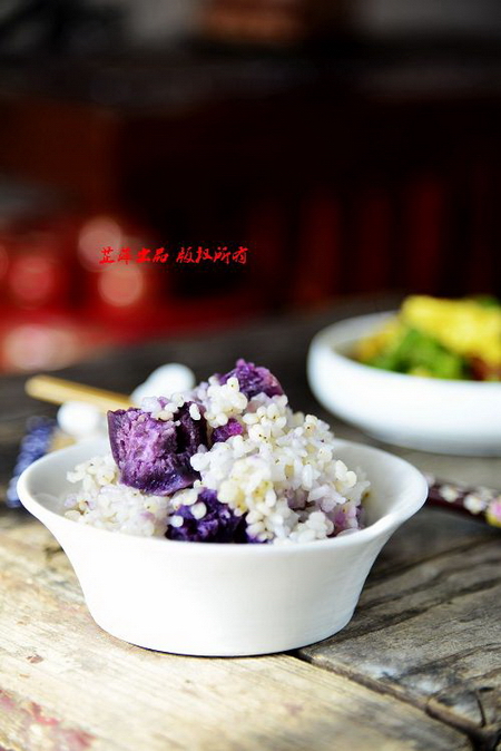 高粱紫薯米饭
