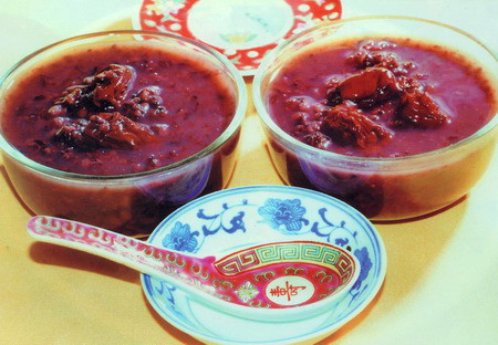 (1)黑米粥