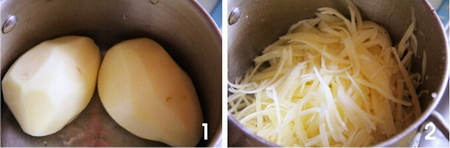 香辣土豆丝步骤1-2