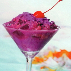 蓝莓冰沙