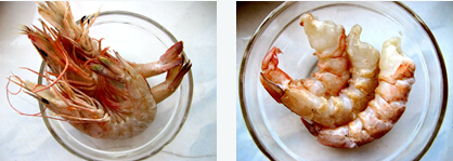 海虾蒸蛋羹做法步骤1-2