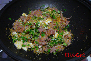 羊肉片炒小米步骤14