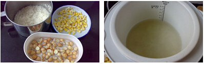莲子玉米饭步骤1-2