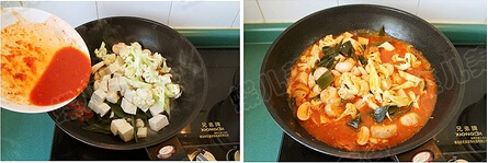 韩式开胃泡菜锅步骤9-10