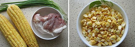 玉米猪肉水饺步骤1-2