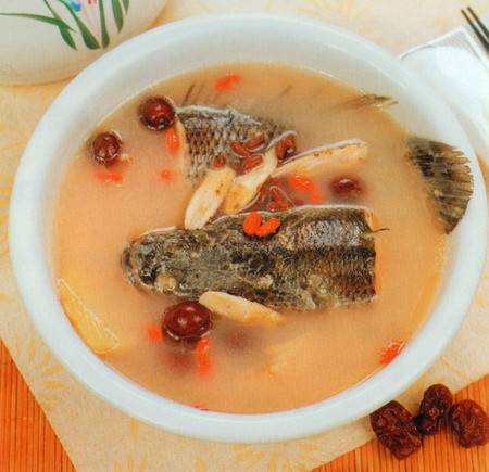 黄芪红枣生鱼汤
