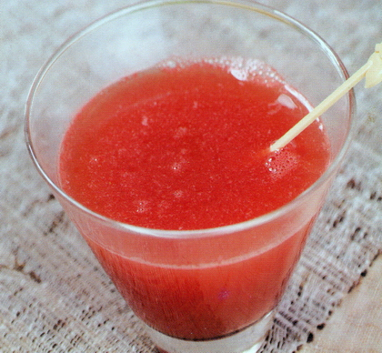 柠檬生菜草莓汁