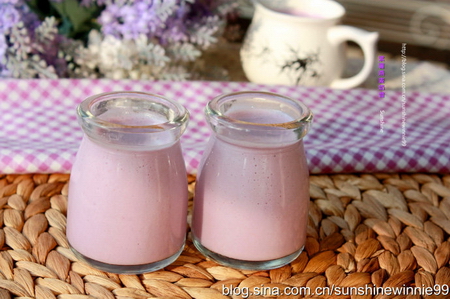 紫薯燕麦奶昔的做法