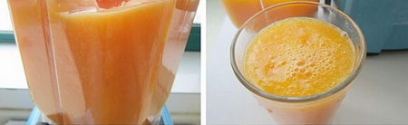 木瓜桔子汁的做法步骤3