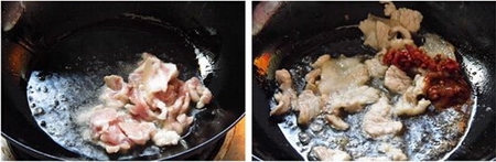 回锅肉烩藕片步骤4-5