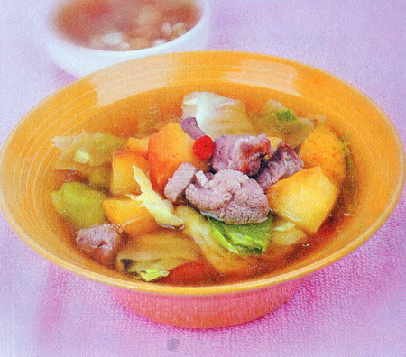 圆白菜果香肉汤