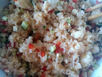 香煎米饭饼步骤5