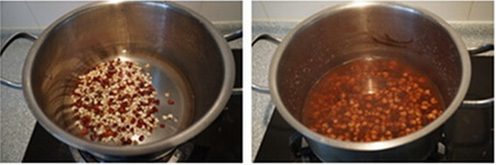 红豆薏米养生糊步骤5-6