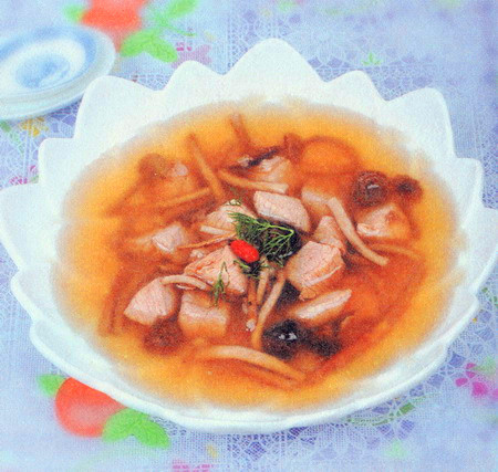 茶树菇猪肉煲