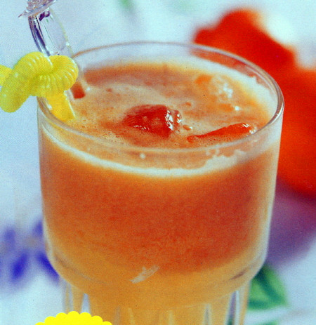 美味柳橙香瓜汁