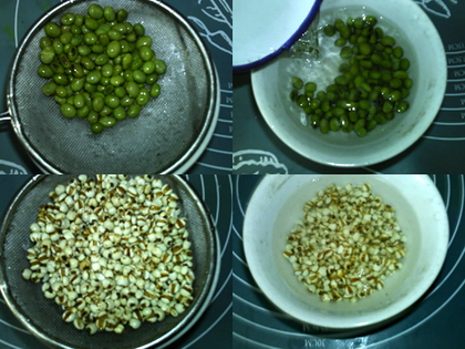 青豆薏米浆的做法步骤1