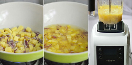 土豆玉米浓汤做法步骤4-6