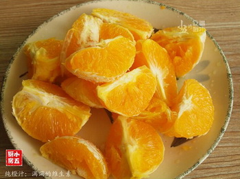 纯橙汁做法步骤2
