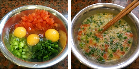 蔬菜鸡蛋三明治步骤3-4