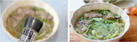 清炖牛肉粉丝汤做法步骤23-24