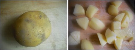 土豆烧排骨步骤2