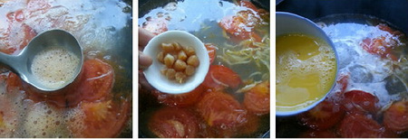 西红柿鸡蛋银鱼汤做法步骤7-9