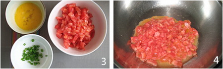 西红柿鸡蛋疙瘩汤做法步骤3-4