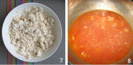 西红柿鸡蛋疙瘩汤做法步骤7-8