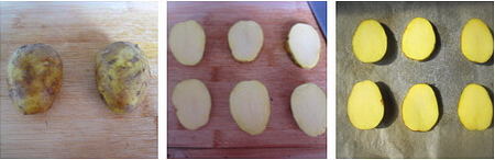 早餐芝士焗土豆步骤1-3