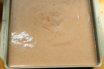 奶油夹层巧克力海绵方块蛋糕步骤15