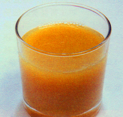 西蓝花橘子汁