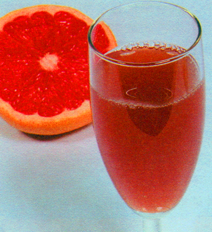 葡萄柚草莓汁