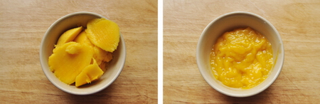 蛋奶芒果冰激凌的做法步骤3-4